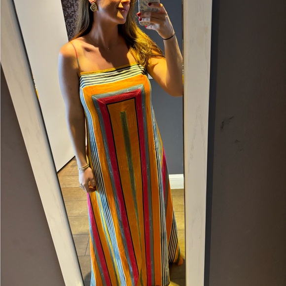 STAUD Laura striped linen sundress. Worn once and dry cleaned! - Picture 5 of 5